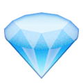 Diamond emoji apple