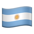 Argentina emoji apple