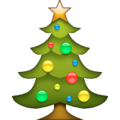 Christmas tree emoji apple