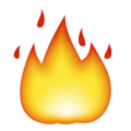 Fire emoji apple