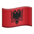 Albania emoji apple