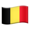 Belgium emoji apple