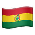 Bolivia emoji apple