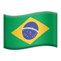 Brazil emoji apple