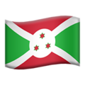 Burundi emoji apple