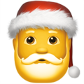 Santa Claus emoji Apple