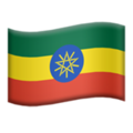 Ethiopia emoji apple