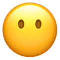Face Without Mouth emoji apple
