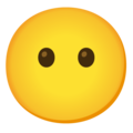 Face Without Mouth emoji google