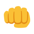 Fisted Hand google emoji