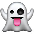Ghost emoji apple