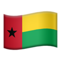 Guinea-Bissau emoji apple