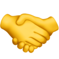 Handshake emoji apple