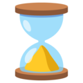 Hourglass Done emoji google