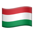 Hungary emoji apple