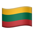 Lithuania emoji apple