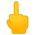 Middle Finger emoji google