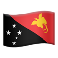 Papua New Guinea emoji apple
