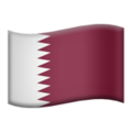 Qatar emoji apple