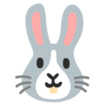 Rabbit emoji google