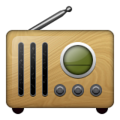 Radio emoji apple