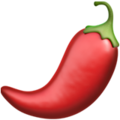 Hot Pepper emoji apple
