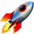 Rocket emoji apple