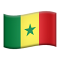 Senegal emoji apple