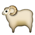 Sheep Apple emoji