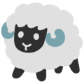 Sheep Google emoji
