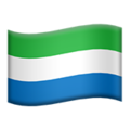 Sierra Leone emoji apple