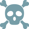 Skull Crossbones emoji google