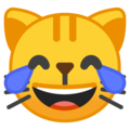Laughing Cat emoji google