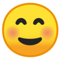 Smiling Face emoji google
