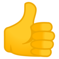 Thumbs Up emoji google