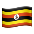 Uganda emoji apple