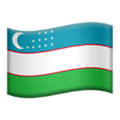 Uzbekistan emoji apple