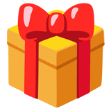Emoji Wrapped Gift google